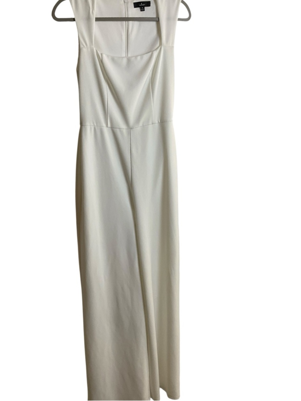 Lulus White Wide Leg Jumpsuit Sleeveless Elegant Size M - Picture 3 of 11